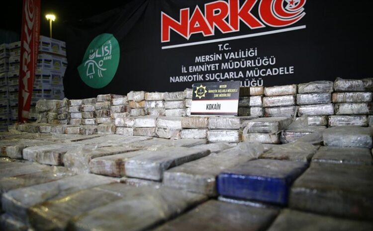 Mersin Limanı'nda 120 milyon liralık kokain