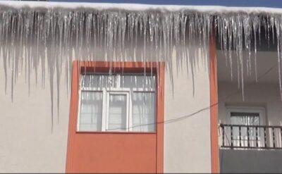 Çatılarda tehlike saçan buz sarkıtlarından kurtulmanın yolunu Profesör Kadıoğlu anlattı