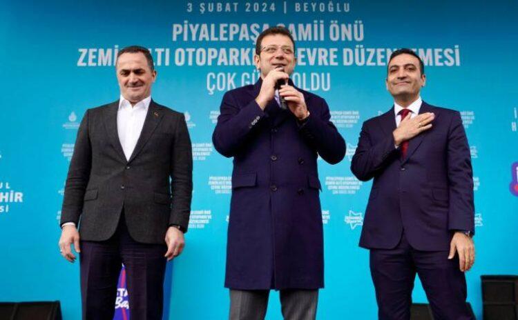 İmamoğlu AK Partili belediye başkanı ve CHP'nin adayı ile otopark açtı