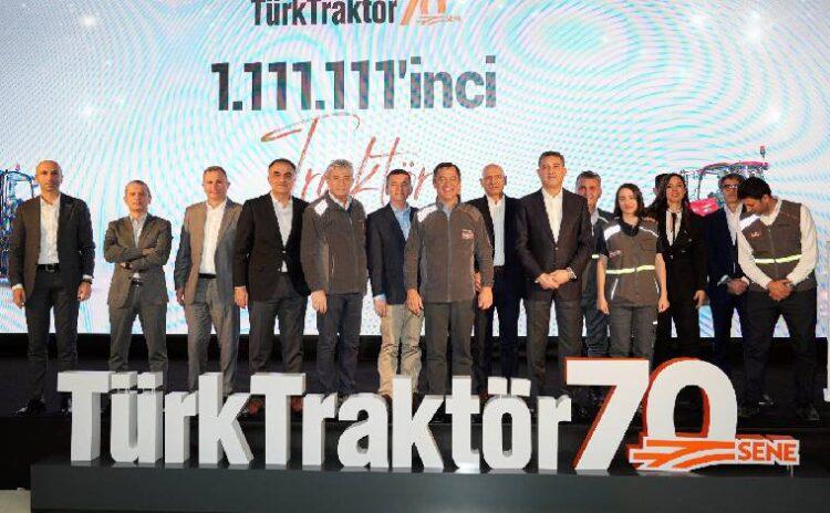 TürkTraktör 70. yılında 1.111.111’inci traktörünü üretti