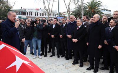 Erdoğan Alatlı’nın cenazesinde konuştu: Ablaların ablasını uğurluyoruz