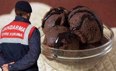 Jandarma kışın ortasında 450 bin liralık dondurma almış