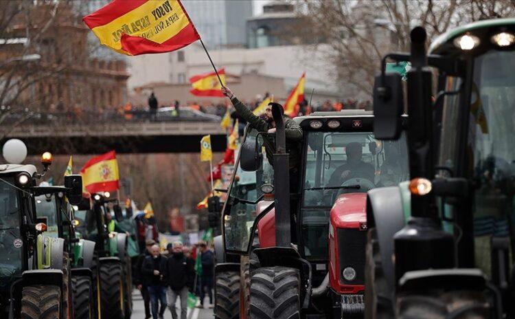 Avrupa'da çiftçi protestoları: Bu sefer adres İspanya