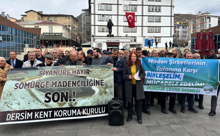 Tunceli’de İliç için yürüdüler: Tüm sorumlular yargılansın