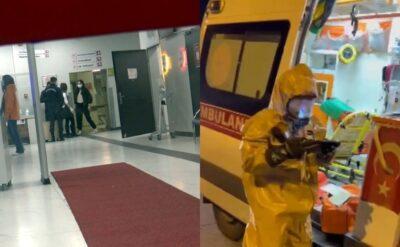 İki işçi zehirlendi: Hastanede kimyasal tehdit protokolü uygulandı