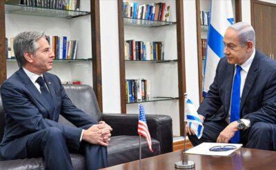 Netanyahu, Blinken ile bir araya geldi: Destek verseniz de vermeseniz de Refah’a gireceğiz