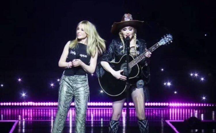 Madonna ve Kylie Minogue'dan anlamlı buluşma