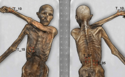 Buz Adam Ötzi’nin dövmelerinin gizemini bir dövme sanatçısına dövme yaparak çözdüler