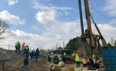 Tekirdağ’da hızlı tren inşaatında göçük: İki işçi öldü