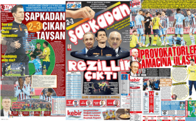 Trabzonspor-Fenerbahçe maçında yaşananlar Karadeniz basınına böyle yansıdı