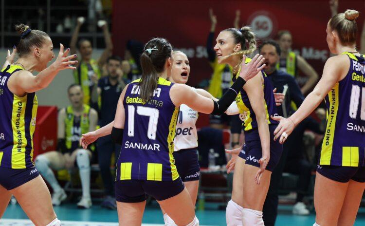 Sultanlar Ligi'nde final etabı başladı, Fenerbahçe deplasmandan zaferle ayrıldı