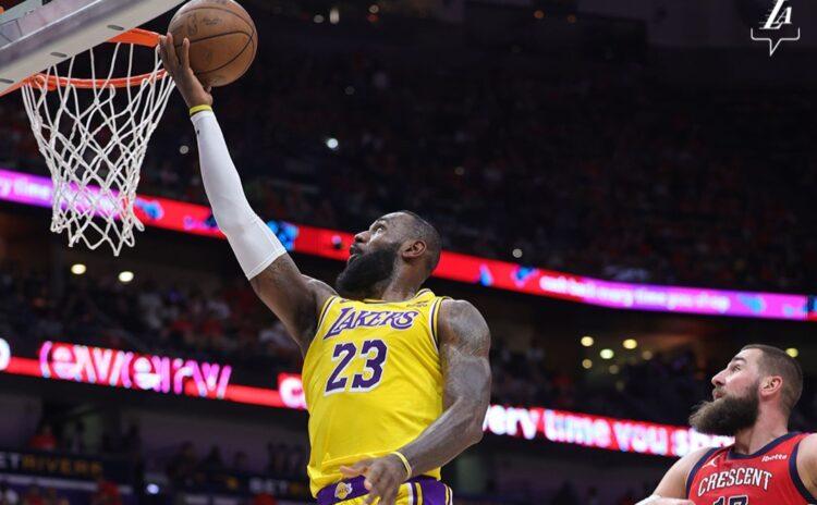 NBA'de play-in perdesi açıldı, Lakers Nuggets'a rakip oldu