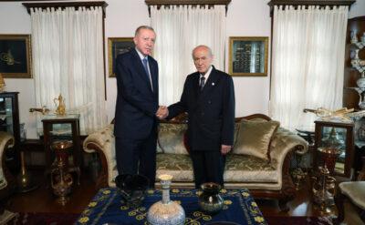 Seçimden sonra, Özel’den önce: Erdoğan ve Bahçeli 45 dakika görüştü