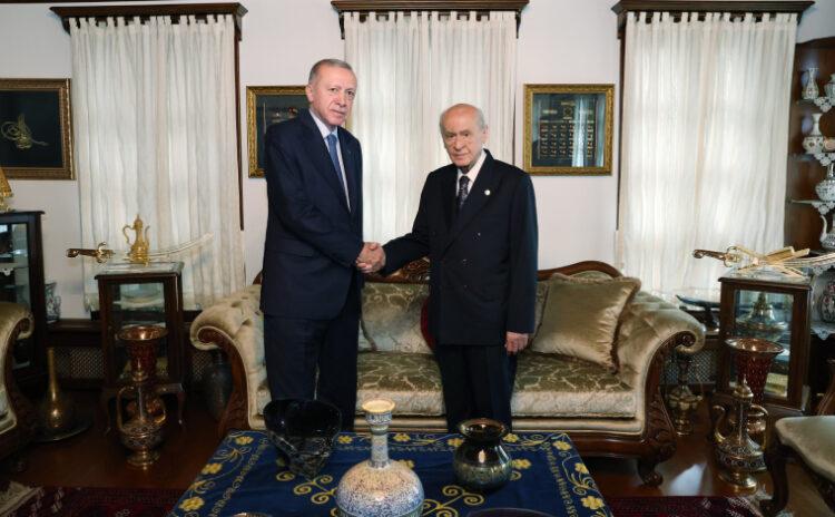 Seçimden sonra, Özel'den önce: Erdoğan ve Bahçeli 45 dakika görüştü
