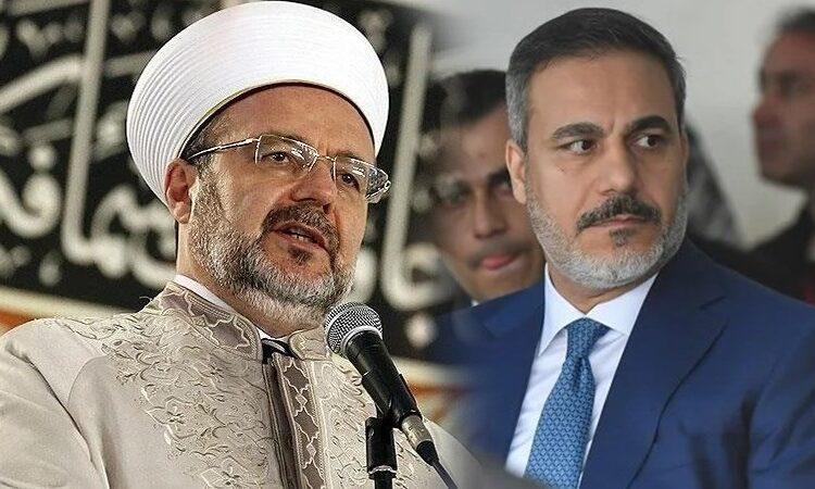 Eski Diyanet İşleri Başkanı Mehmet Görmez: 15 Temmuz gecesi Hakan Fidan'a hızlı hızlı notlar geliyordu