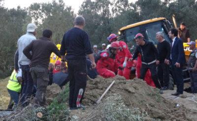 Su kanalı çalışmasında göçük: 2 işçi öldü, 1’i son anda kurtuldu