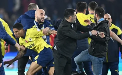 Federasyon nihayet olaylı Trabzonspor-Fenerbahçe maçının disiplin sevklerini açıkladı; Fenerbahçe’den üç futbolcu ‘Kavgaya karıştığı’ için disiplinde