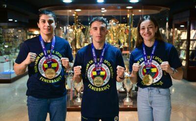 Fenerbahçeli şampiyon boksörlerin hedefi Paris 2024