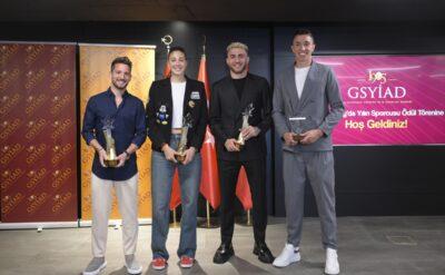 Galatasaray’da yılın sporcuları seçildi… Gözler Erden Timur’daydı