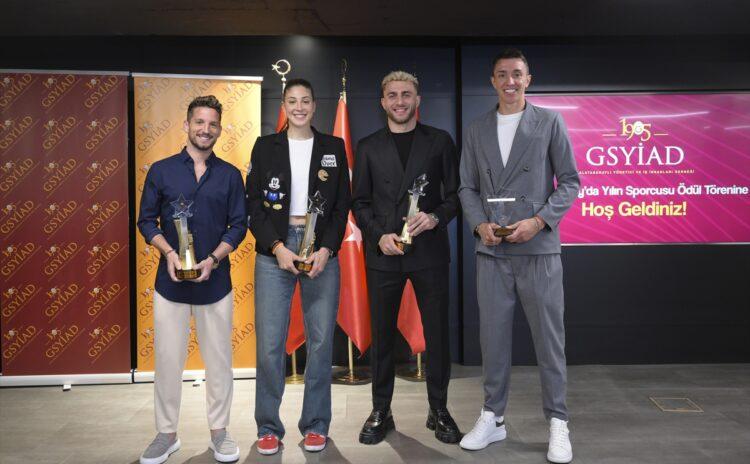 Galatasaray'da yılın sporcusu ödül töreni gerçekleştirildi