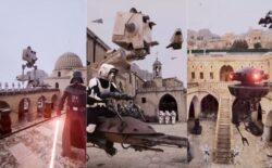 Mardin işgal altında: Darth Vader şehre giriş yaptı!