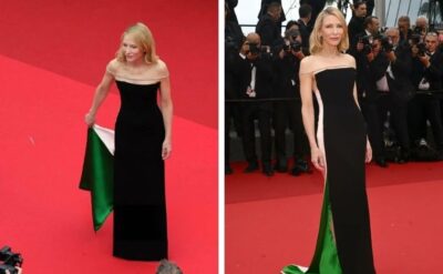 Cate Blanchett bildiğimiz gibi: Cannes kırmızı halısında Filistin’e destek