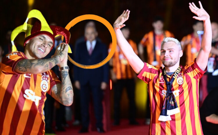 Galatasaray'ın şampiyonluk galasına damga vuran dört olay