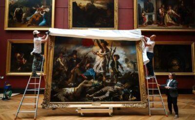 Tadilat bitti, devrimin simgesi yeniden Louvre Müzesi’nde
