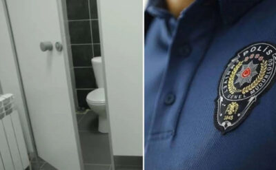 ‘Kadınlar tuvaletinde gizlice fotoğraf çekti’ iddiası: Polis açığa alındı