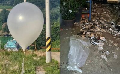 Kore Yarımadası’nda dışkı krizi büyüyor: Kuzey daha çok balon göndermeye başladı