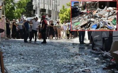 İzmir’de ‘tüp’ patladı, ortalık savaş alanına döndü: 5 ölü, 57 yaralı, 11 binada hasar