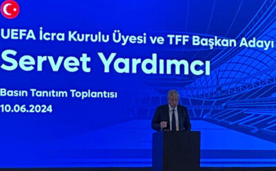 Mehmet Büyükekşi’ye karşı bayrak açtı… UEFA ve FIFA iddiasıyla Servet Yardımcı resmen aday