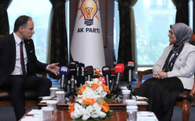CHP – AK Parti bayramlaşmasında söz dalaşı: ‘Biraz da vermek lazım’