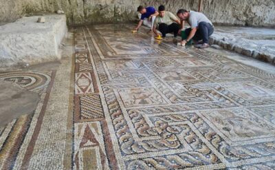 Osmaniye’de Roma’nın kuruluşunu anlatan mozaik bulundu