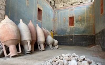 Pompeii antik kentinde tarihi buluntu! Mavi oda ortaya çıkarıldı