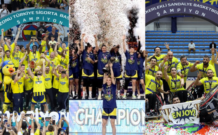 Fenerbahçe'nin basketbolda altın yılı: Kupalar bir bir havaya kalktı