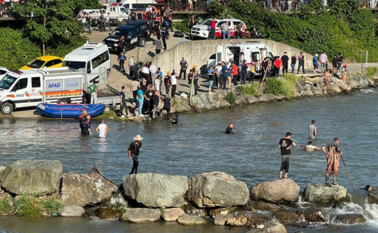 Kuran kursu öğrencileri yapay gölette akıntıya kapıldı: İki ölü, iki yaralı var