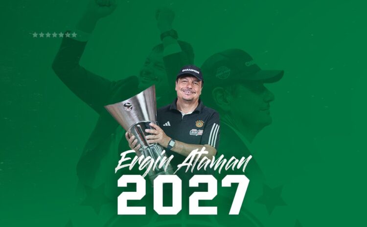 Ergin Ataman ve Panathinaikos birlikteliği 2027'ye kadar sürecek