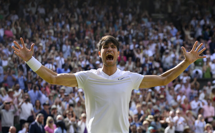 Wimbledon'da şampiyon bir kez daha Alcaraz