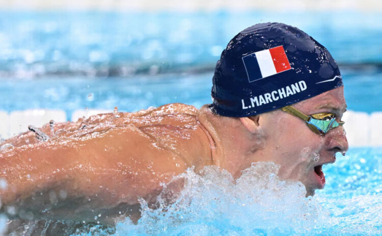 Paris'te havuzdan olimpiyat rekoru çıktı: Altın madalya Leon Marchand'ın