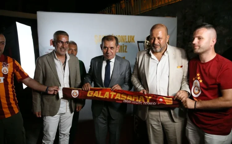 Galatasaray Bodrum'da şampiyonluk kutladı: Davete Erden Timur da katıldı