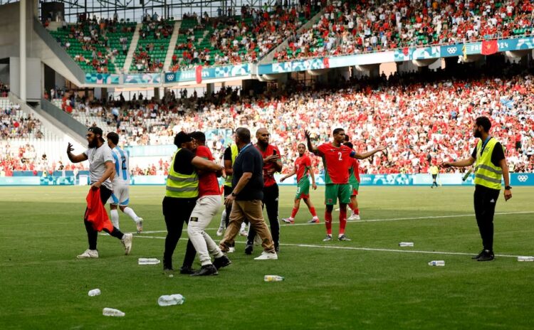 Olimpiyat ateşi futbolla yanmaya başladı: Arjantin-Fas maçında inanılmaz olaylar yaşandı