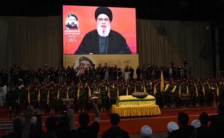 Hizbullah lideri Nasrallah cenaze töreninde konuştu: Tüm cephelerde açık savaş aşamasına geçtik