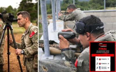 Birinci de TSK’dan ikinci de: Yusuf Dikeç’ten sonra Avrupa’nın en iyi keskin nişancısı Türk askerleri