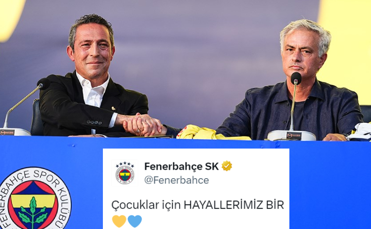 Jose Morinho ve Fenerbahçe tek yürek: Çocuklar için hayallerimiz BİR