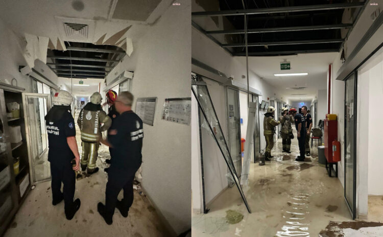 Hastanede bebek yoğun bakımın tavanı çöktü, kuvözdeki bebek öldü