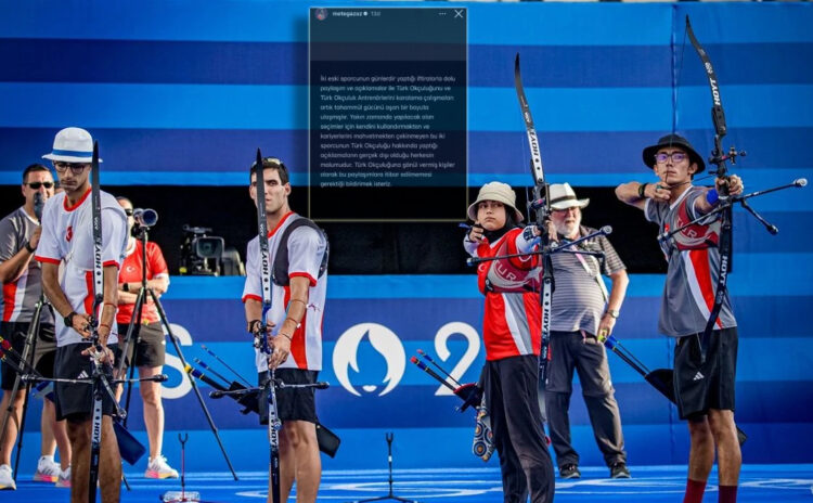 Bronz madalyalı okçular aynı mesajı vererek kavgaya daldı, federasyondan da açıklama geldi