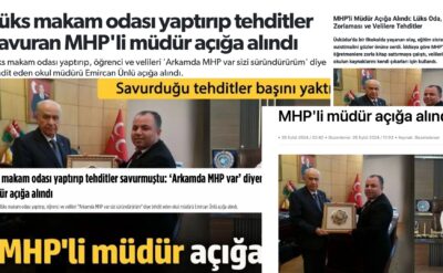 Herkes ‘MHP’li müdür açığa alındı’ yazdı, işin aslı başka çıktı