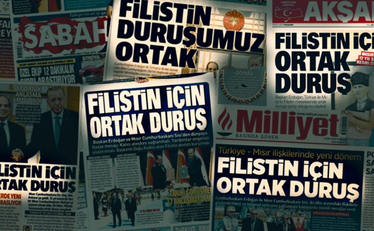 Türkiye'den Sisi geçti: Medya bildiğiniz gibi iki kutuplu, manşetler aynı, köşe yazıları aynı