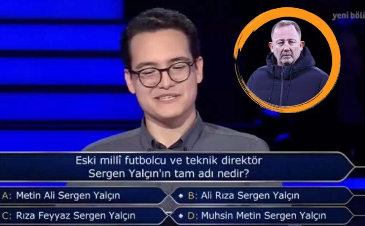 500 bin TL'lik Sergen Yalçın sorusuna yanıt yok